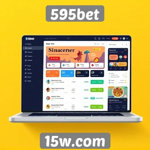 Análise da interface do usuário no site 595bet